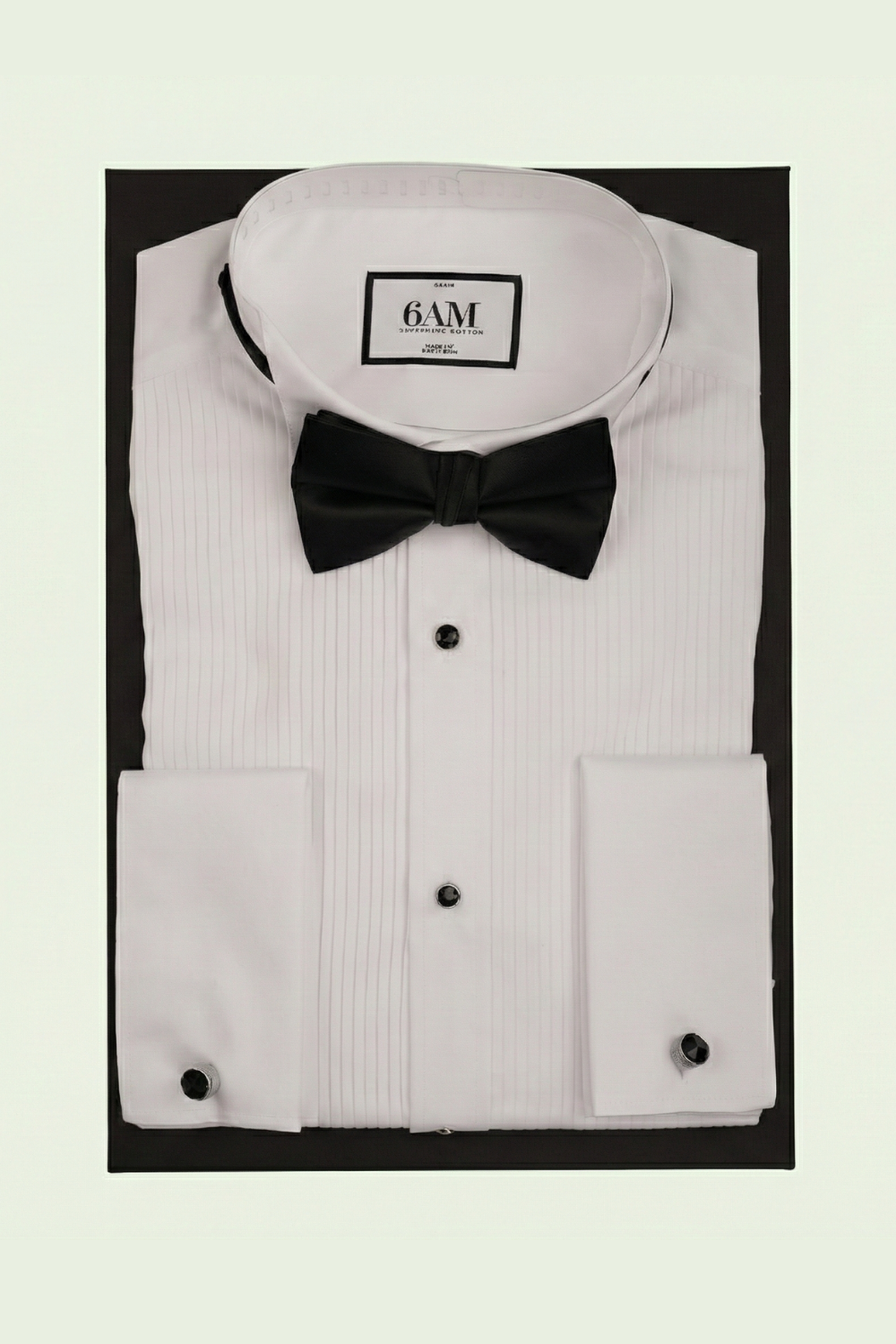 Cutie Cadou Bărbați Cămașă, Papion și Butoni 6AM5006