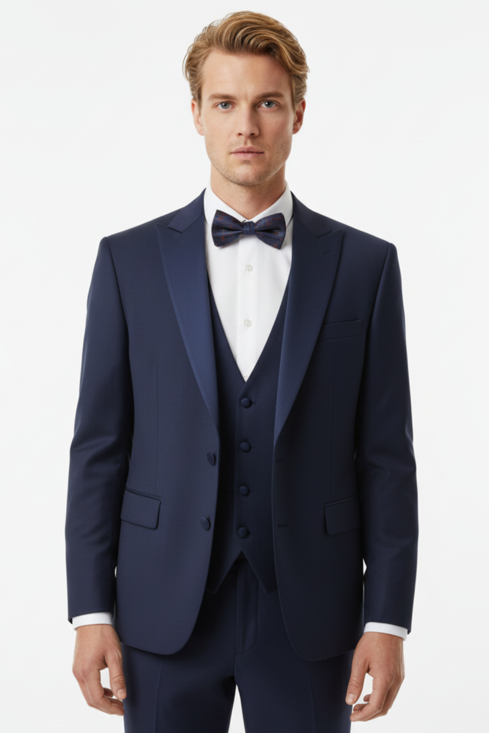 Costum de Ceremonie cu Rever Detaşabil 6AM705