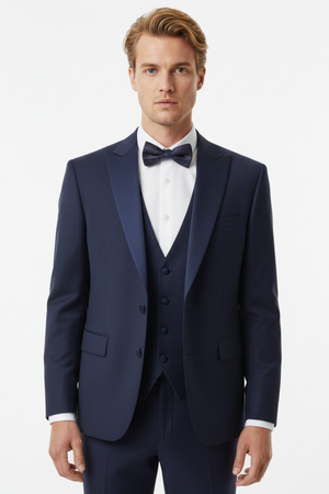 Costum de Ceremonie cu Rever Detaşabil 6AM705