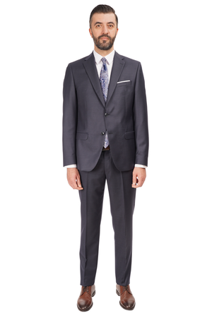 Costum Bărbați Bleumarin Premium din Lână