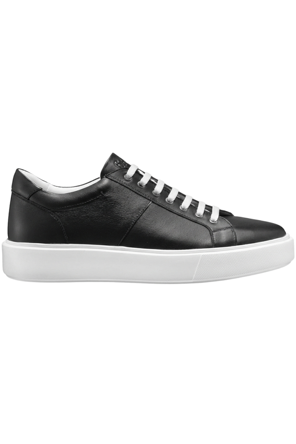 Pantofi Sport Bărbați Negru cu Talpă Albă 6AM 6897
