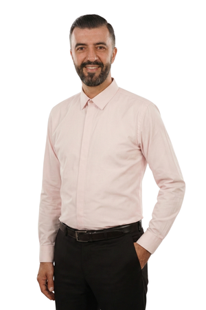 Cămașă Bărbați Roz din Bumbac cu Nasturi Acoperiți 6AMCA00002