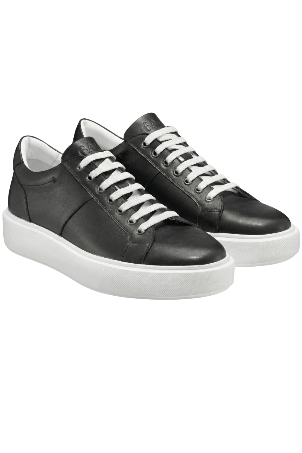 Pantofi Sport Bărbați Negru cu Talpă Albă 6AM 6897