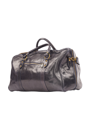 Geantă de Voiaj din Piele Naturală Bleumarin – Made in Italy