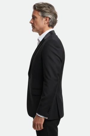 Costum de Ceremonie cu Rever Șal - 6AM310