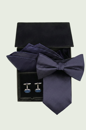 Cutie Cadou Bărbați Butoni, Cravată, Papion, Batistă 6AM5022