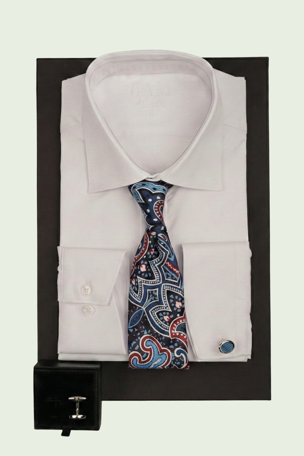 Cutie Cadou Bărbați Cămașă, Cravată și Butoni 6AM5004