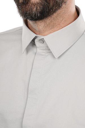 Cămașă Bărbați Gri Deschis – 97% Bumbac