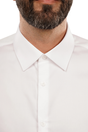 Cămașă Bărbați Albă Non-Iron – Bumbac Superfin