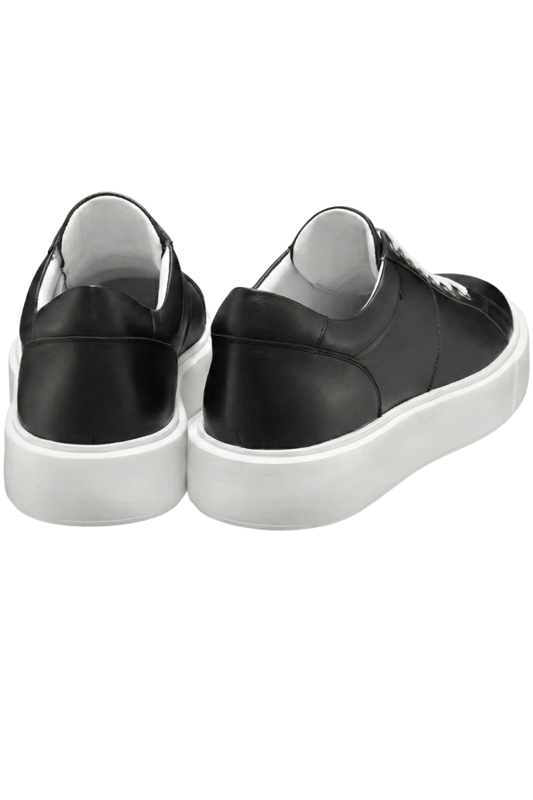 Pantofi Sport Bărbați Negru cu Talpă Albă 6AM 6897