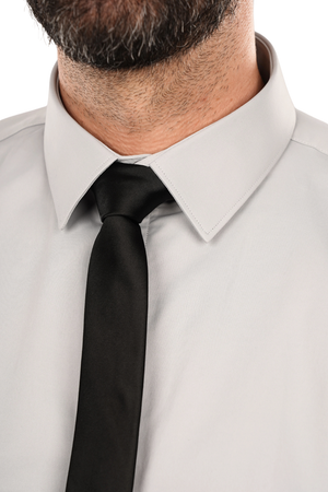 Cămașă Bărbați Gri Deschis – 97% Bumbac