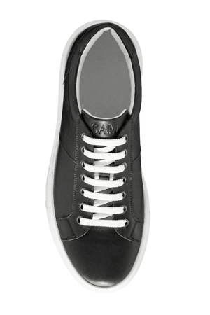 Pantofi Sport Bărbați Negru cu Talpă Albă 6AM 6897