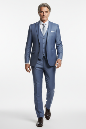 Costum Premium Digel în Trei Piese 6AM1009342