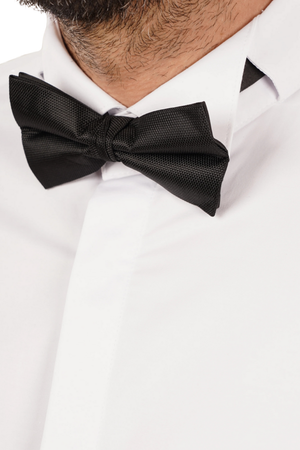 Cămașă Bărbați White Tie cu Guler Rândunică și Mansete pentru Butoni 6AMCA000010