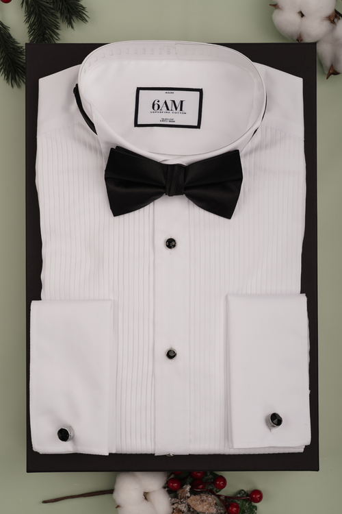 Cutie Cadou Bărbați Cămașă, Papion și Butoni 6AM5006