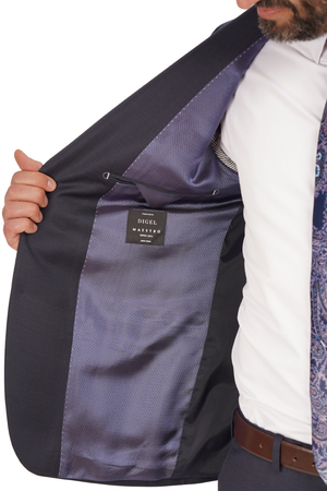 Costum Bărbați Bleumarin Premium din Lână