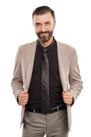 Cămașă Bărbați Neagră – Bumbac Elastic