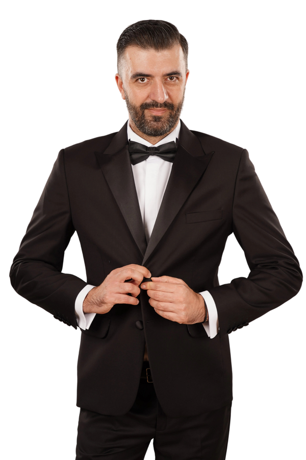 Cămașă Bărbați White Tie cu Guler Rândunică și Mansete pentru Butoni