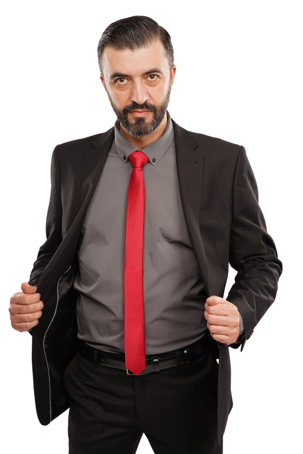 Cămașă Bărbați Gri – Bumbac Elastic