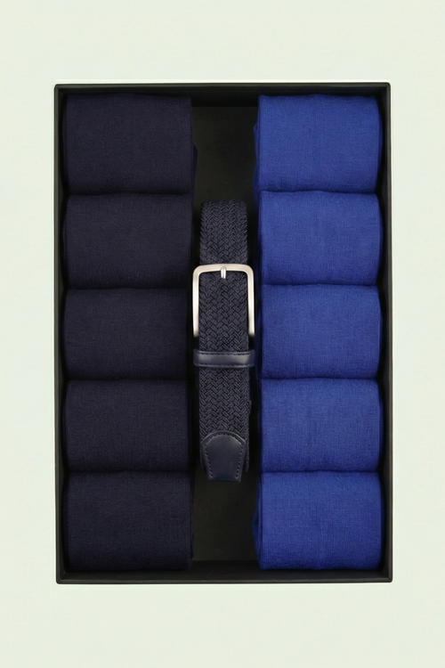 Pachet Cadou Bărbați Curea Elastică și Șosete 6AM5034