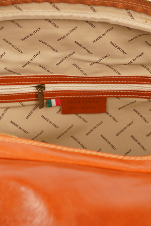 Geantă de Voiaj din Piele Naturală Maro – Made in Italy