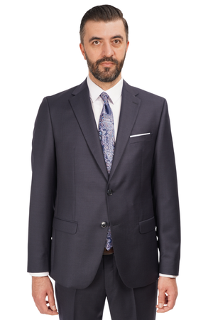 Costum Bărbați Bleumarin Premium din Lână