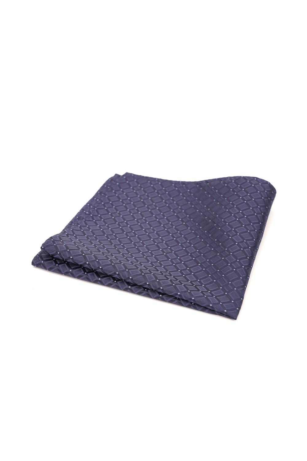 Batistă de buzunar violet închis cu model geometric