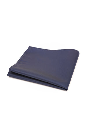 Batistă de buzunar albastru indigo – 100% mătase