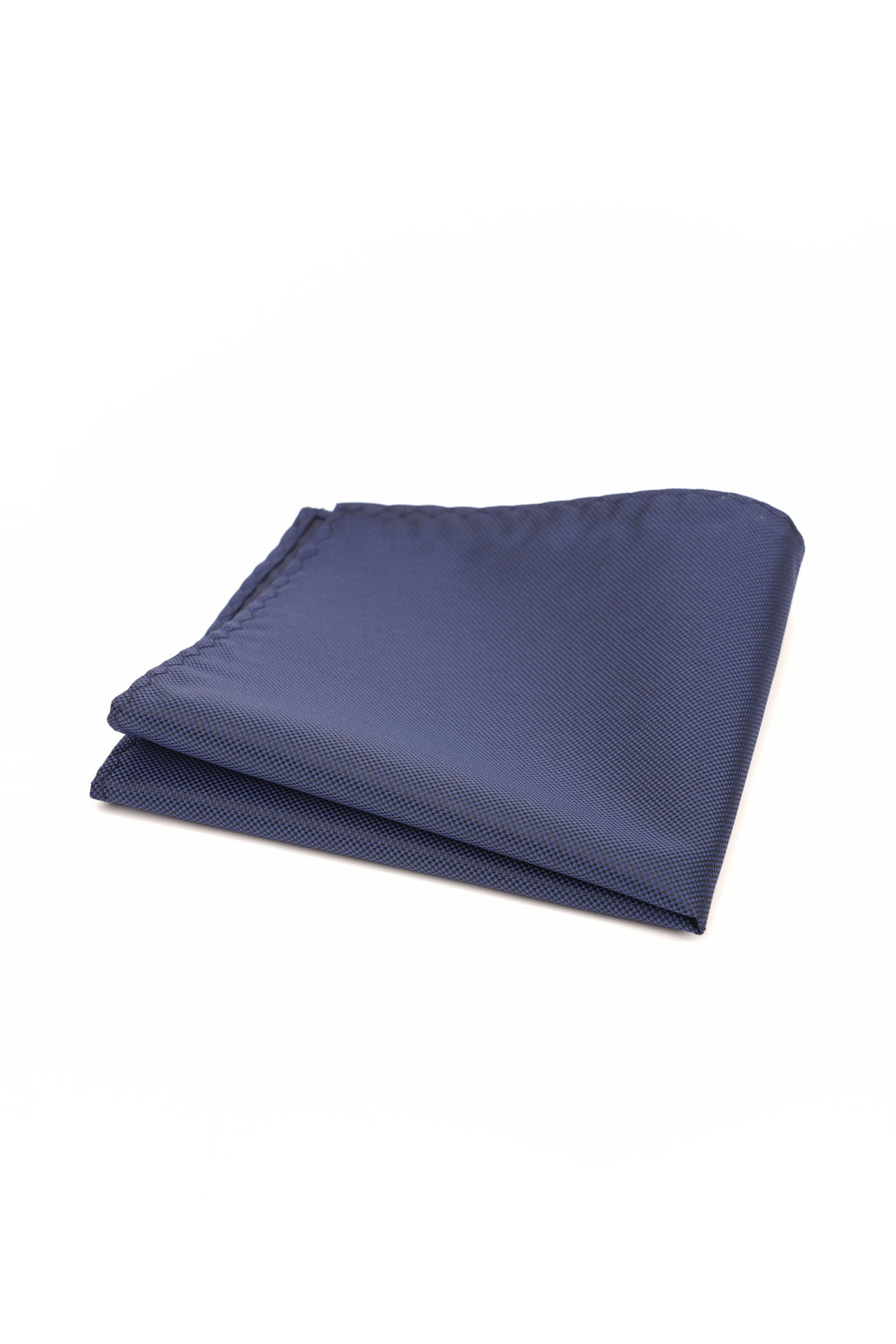Batistă de buzunar bleu uni cu textură fină