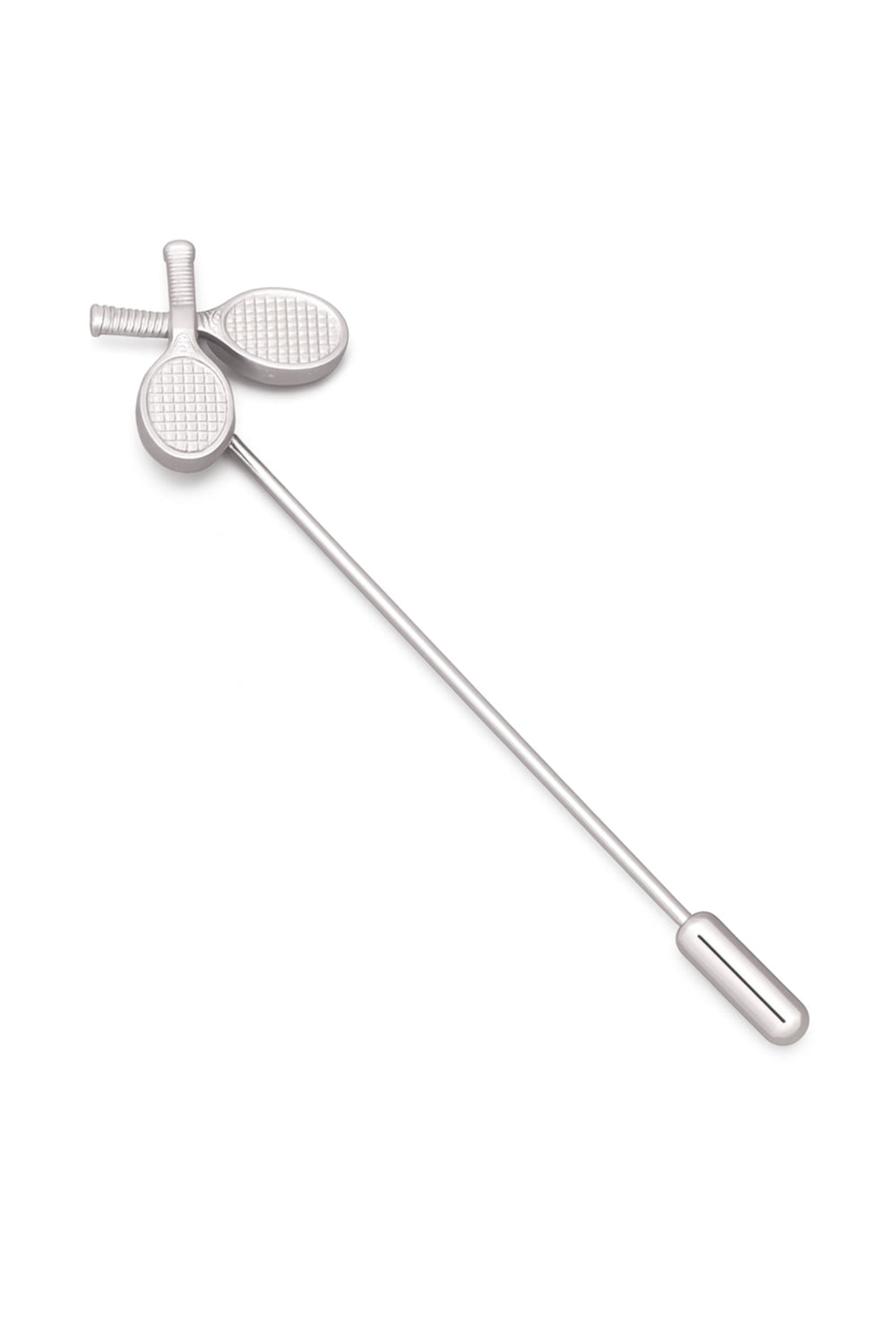 Ac de rever argintiu cu rachete de tenis stilizate