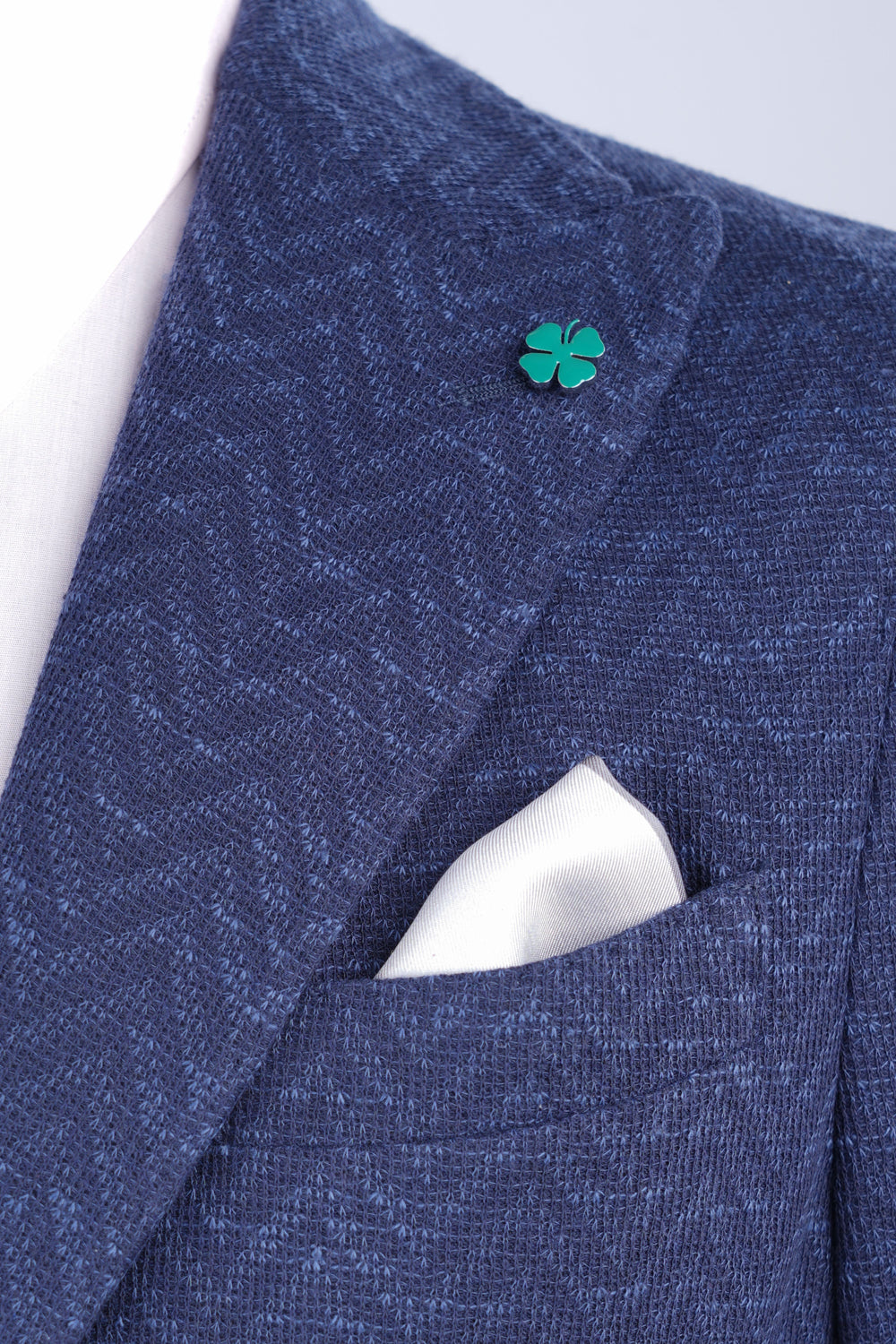 Ac de rever argintiu cu trifoi verde norocos