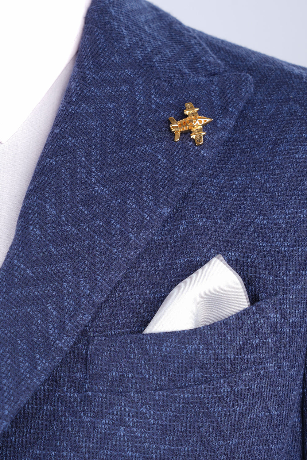 Ac de rever auriu cu avion stilizat