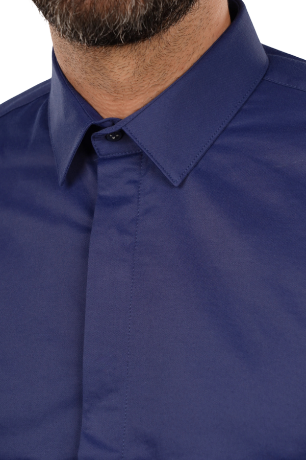 Cămașă Bărbați Bleumarin – 97% Bumbac