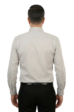 Cămașă Bărbați Gri Deschis – 97% Bumbac