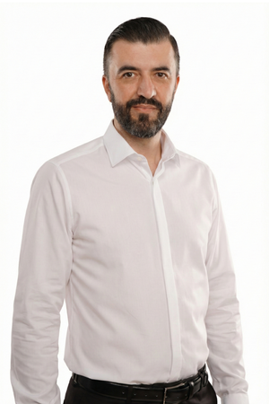 Cămașă Bărbați Albă Easy Iron – Bumbac Superfin cu Manșetă pentru Butoni