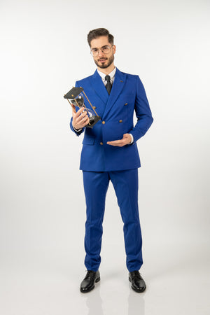 Costum Clasic Bărbați - Albastru