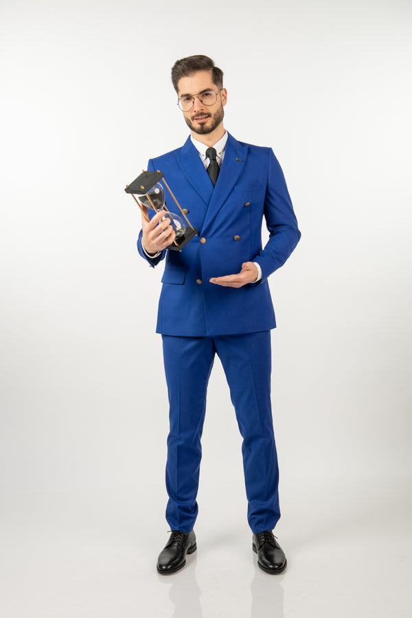 Costum Clasic Bărbați - Albastru