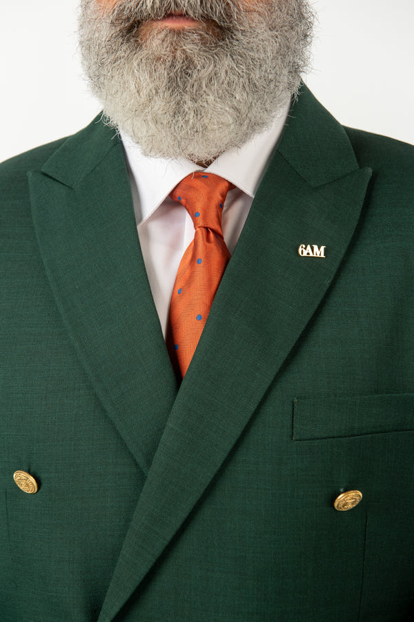 Costum 2 Rânduri Nasturi - Verde