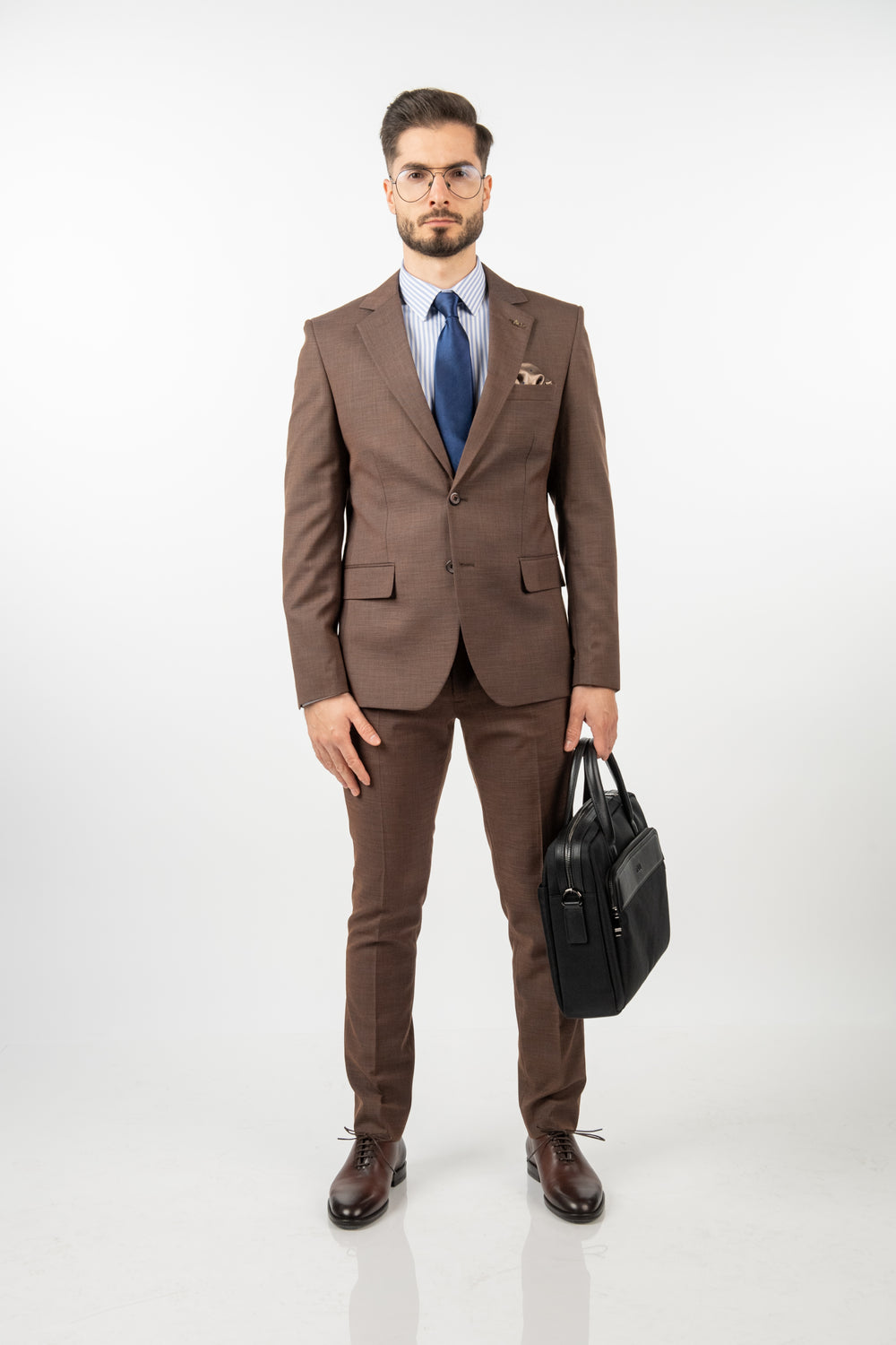 Costum Clasic Bărbați - Maro