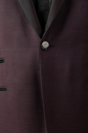 Costum Ceremonie - Bordo Texturat Premium
