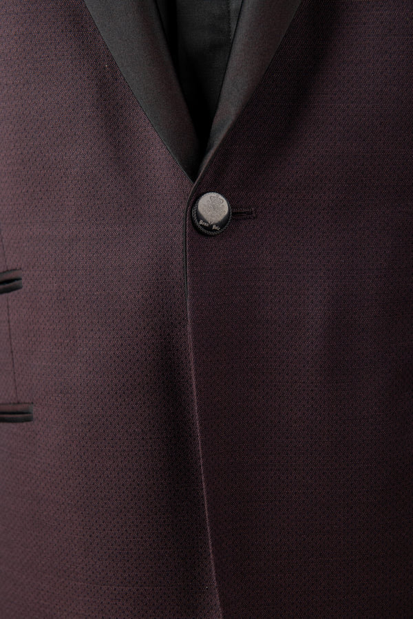 Costum Ceremonie - Bordo Texturat Premium