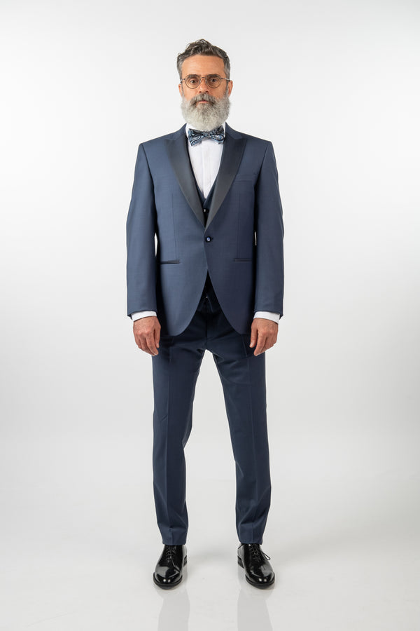 Costum Ceremonie - Bleumarin Premium din 3 Piese