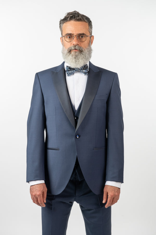 Costum Ceremonie - Bleumarin Premium din 3 Piese
