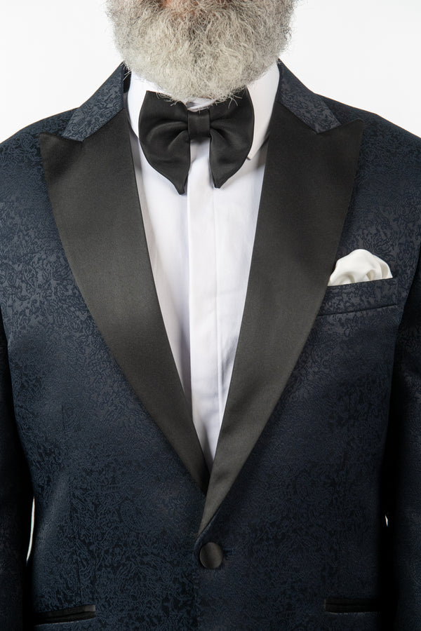 Costum Ceremonie - Bleumarin Brocart