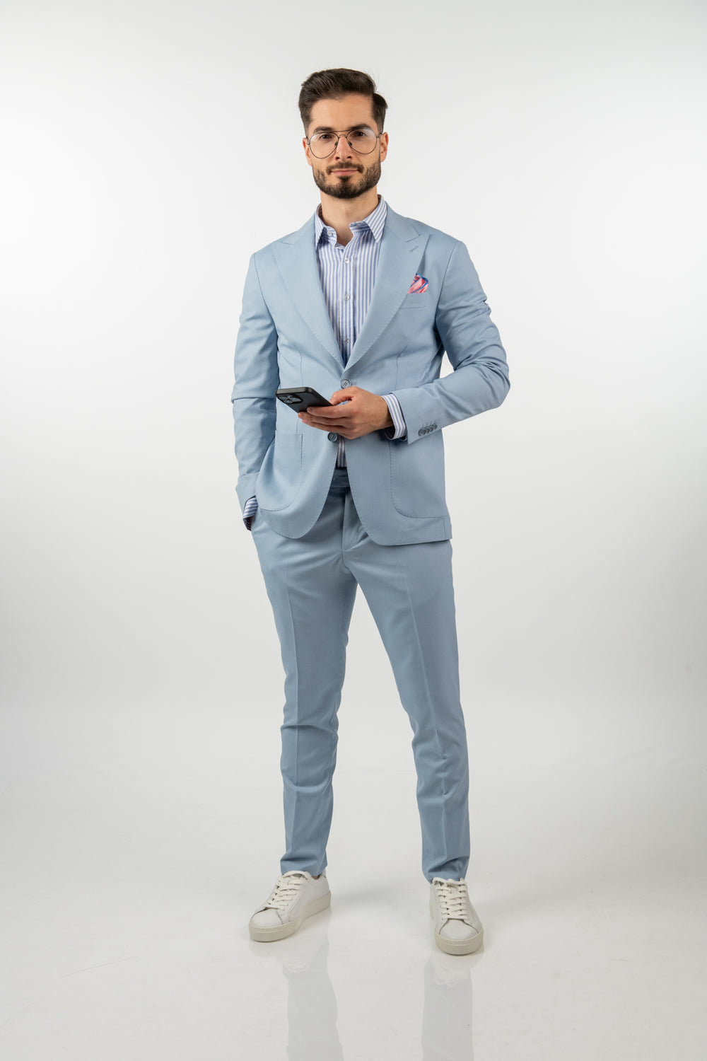 Costum Clasic Bărbați - Bleu