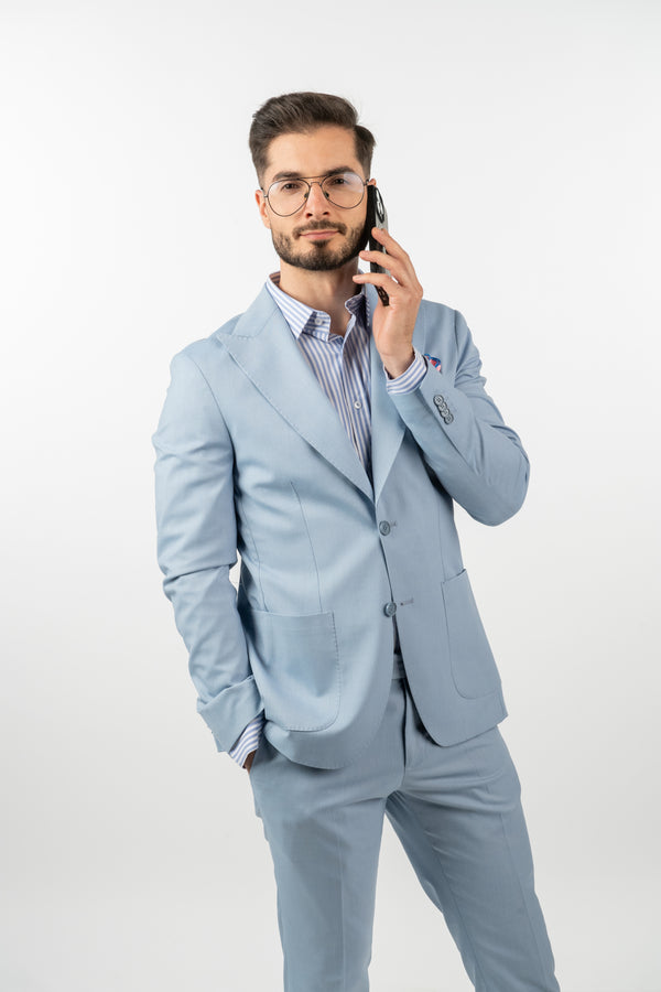 Costum Clasic Bărbați - Bleu