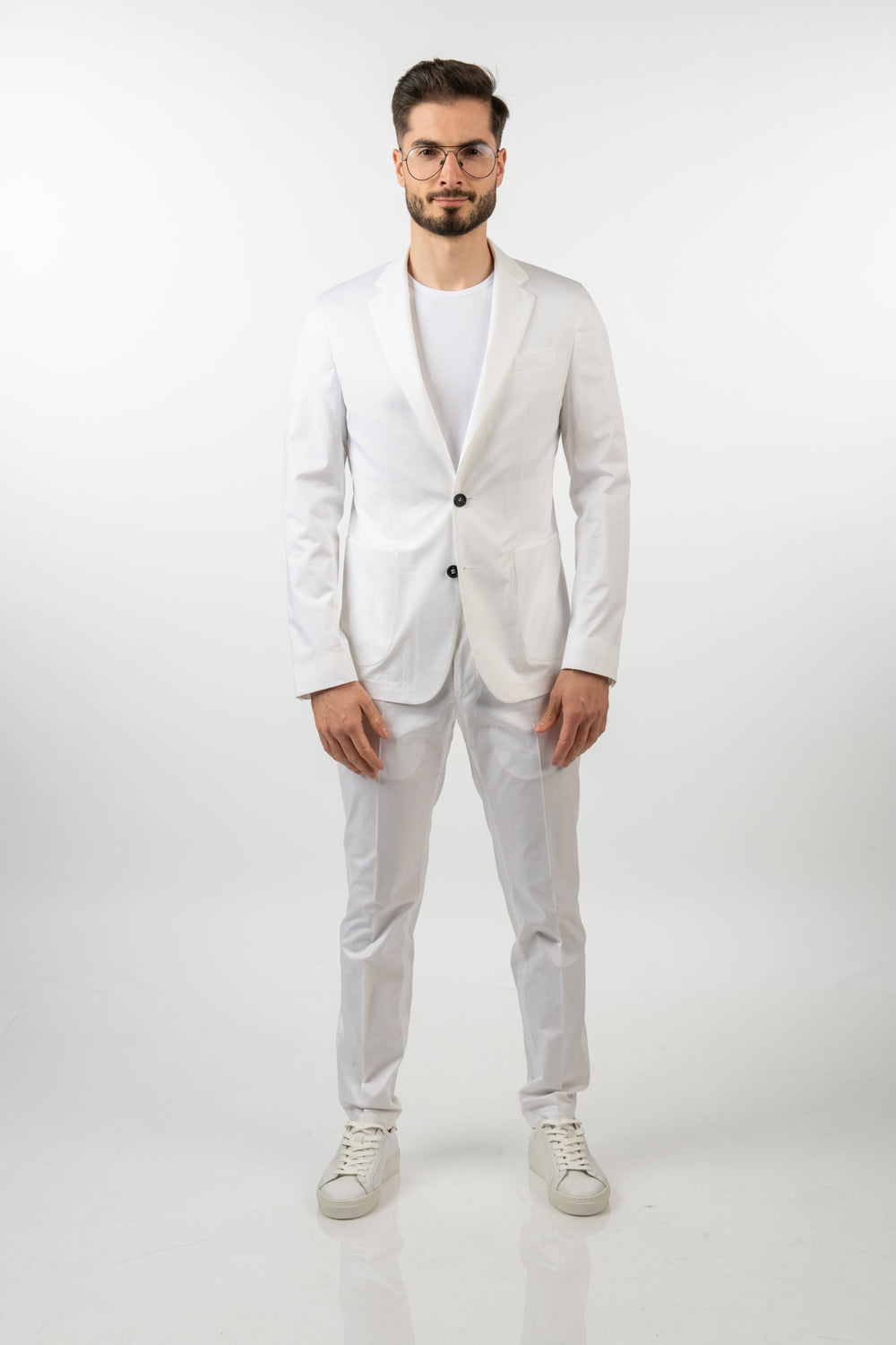 Costum Clasic Bărbați - Alb