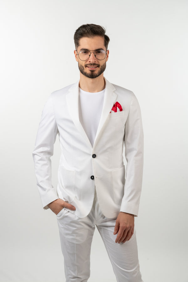 Costum Clasic Bărbați - Alb
