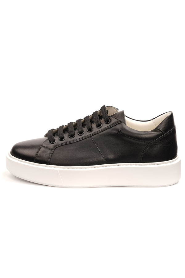 Pantofi Sport Bărbați Negru cu Talpă Albă