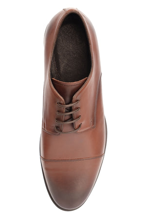 Pantofi Eleganți Bărbați Maro Cu Vârf Șlefuit
